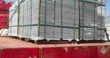 山南 芝麻白火烧规格板地铺石300*600/600*600