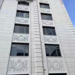 山南 白麻荔枝面花岗岩别墅外墙干挂