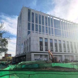 山南 白麻花岗岩石材外墙干挂