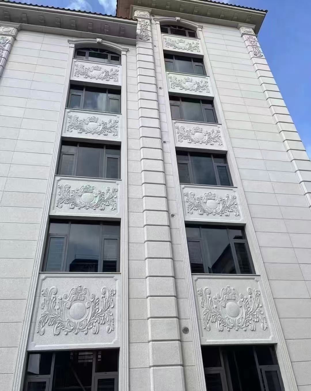 山南 白麻荔枝面花岗岩别墅外墙干挂